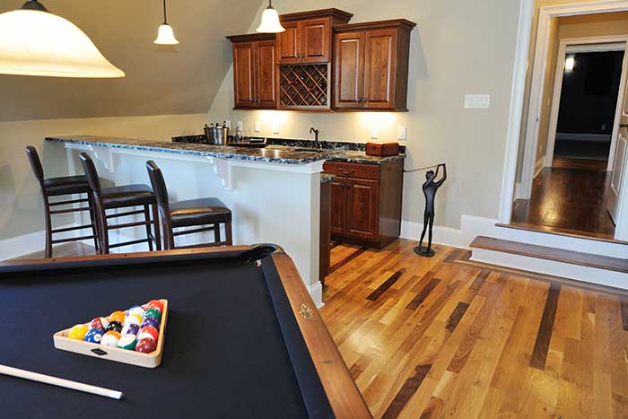 Finished basement