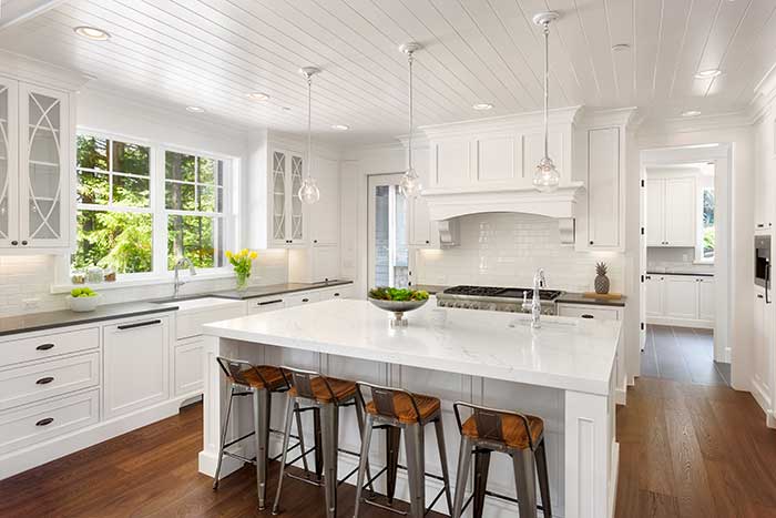 Remodeled kitchen