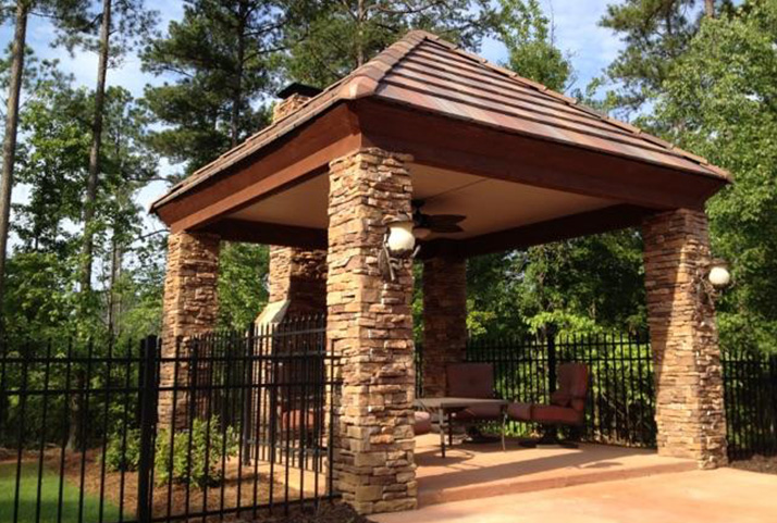 Pool pavilion